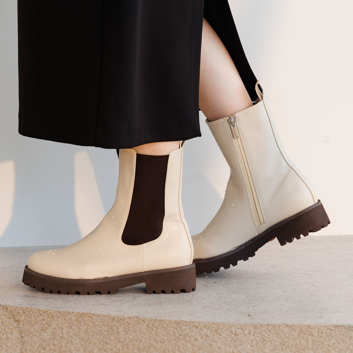 耐水】サイドゴアレインブーツ/644402