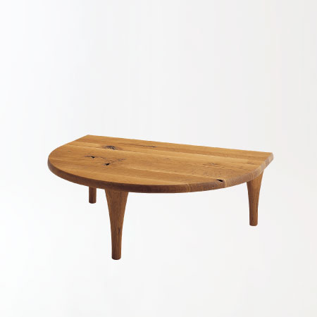 森のことば 半円形リビングテーブル | 飛騨産業株式会社【公式