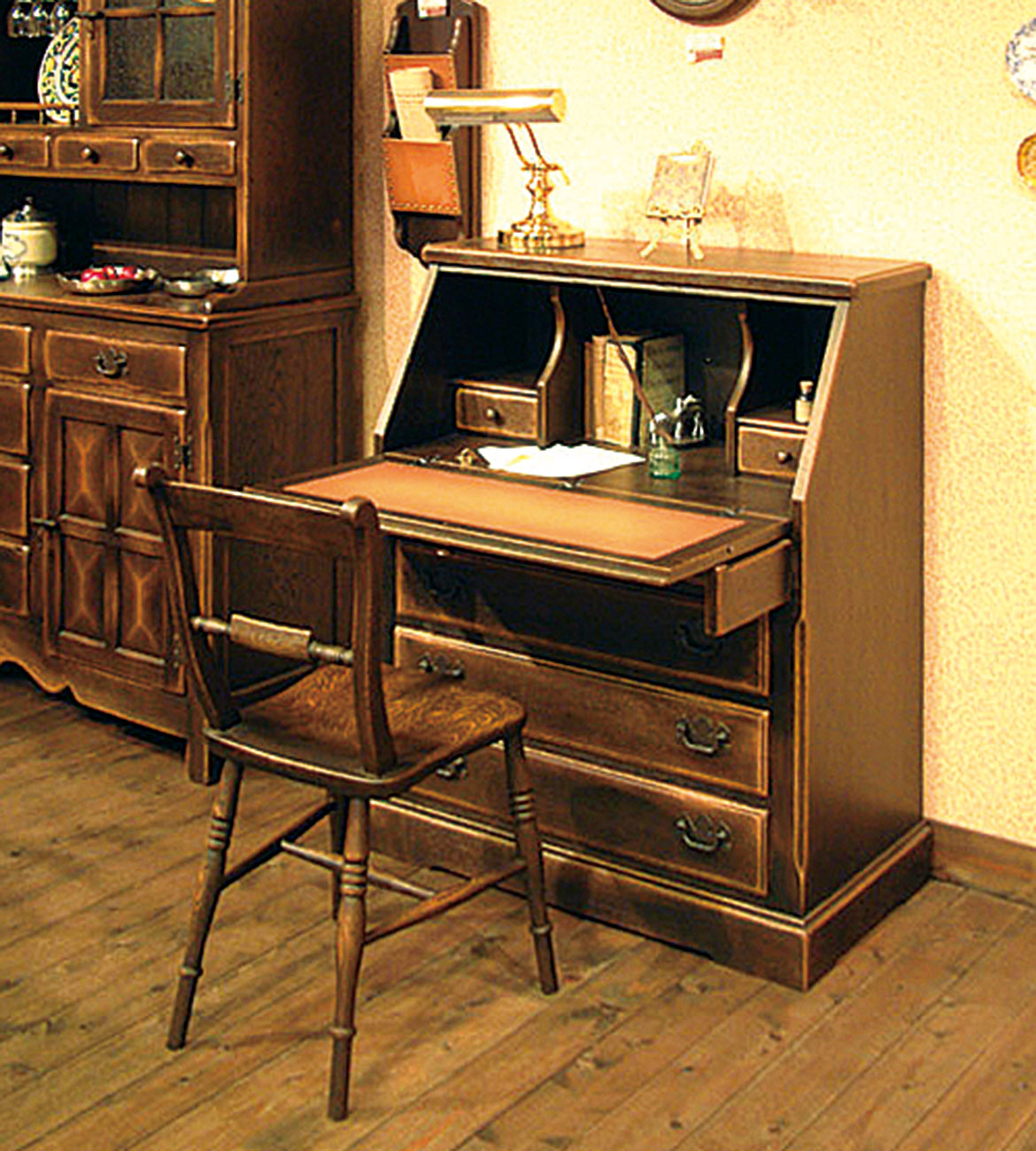 東海家具 ライティングビューローデスク CANADIAN 東海家具