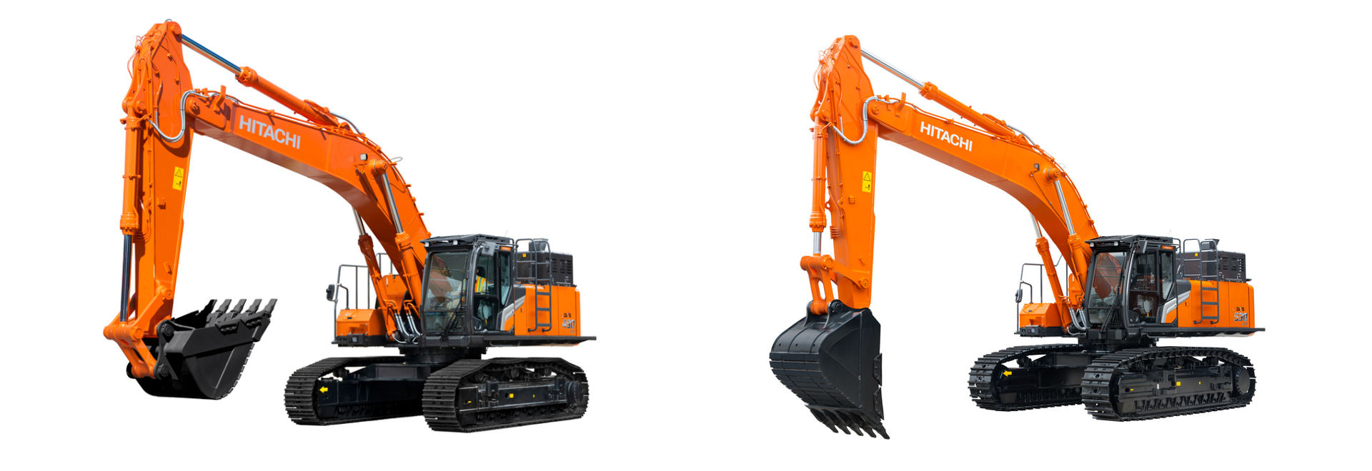 日立建機 HITACHI ZX470LCH-5 1/50 大型油圧ショベルZX470-7とZX530LCH-7