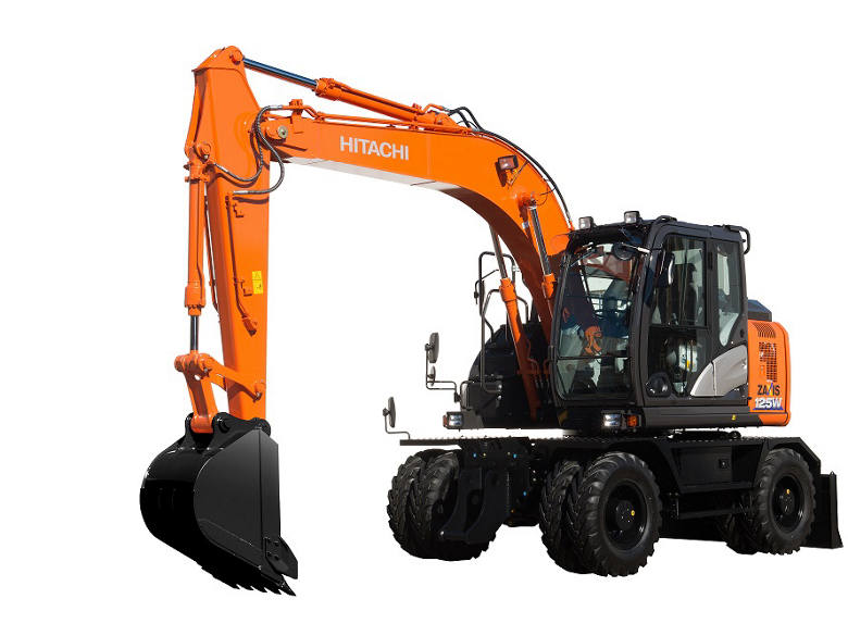 ホイール式油圧ショベルZX125W-6を発売 - 日立建機