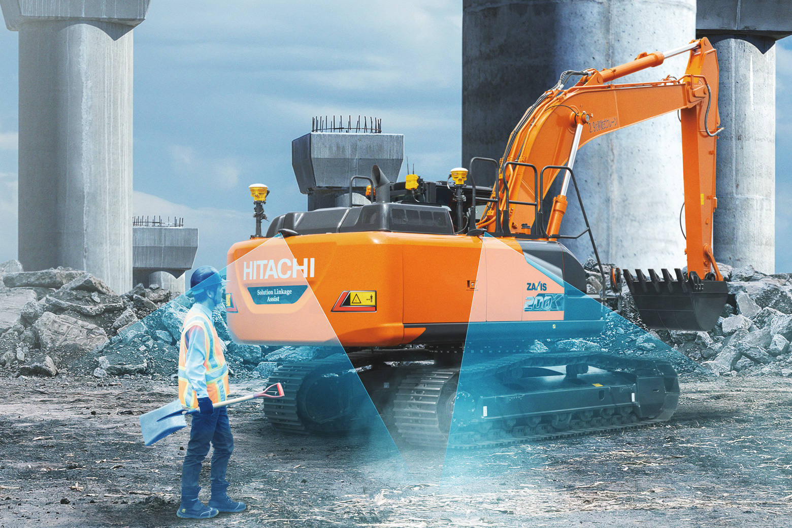 ICTショベル - 日立建機のICT施工