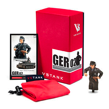 1/24 ミリタリーメタルフィギュア 1/24 ドイツ軍指揮官（GER02