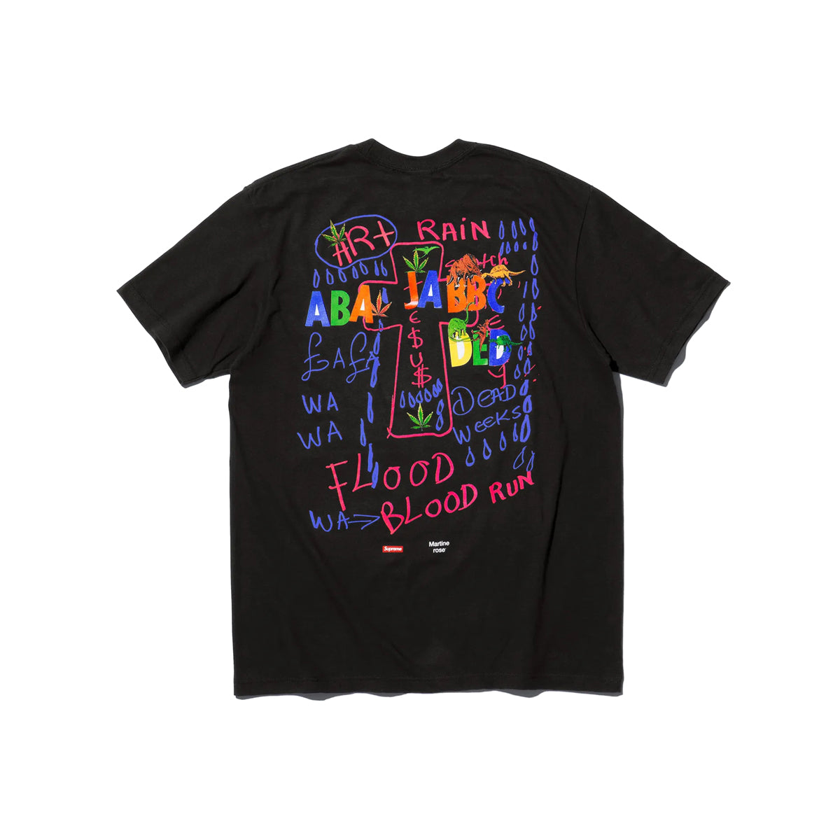 SUPREME シュプリーム Martine Rose Lee Scratch Perry Tee BLACK