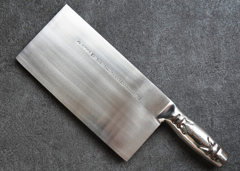 陳枝記 中華包丁 片刀 スライサー 22.5cm 一体型ステンレス柄