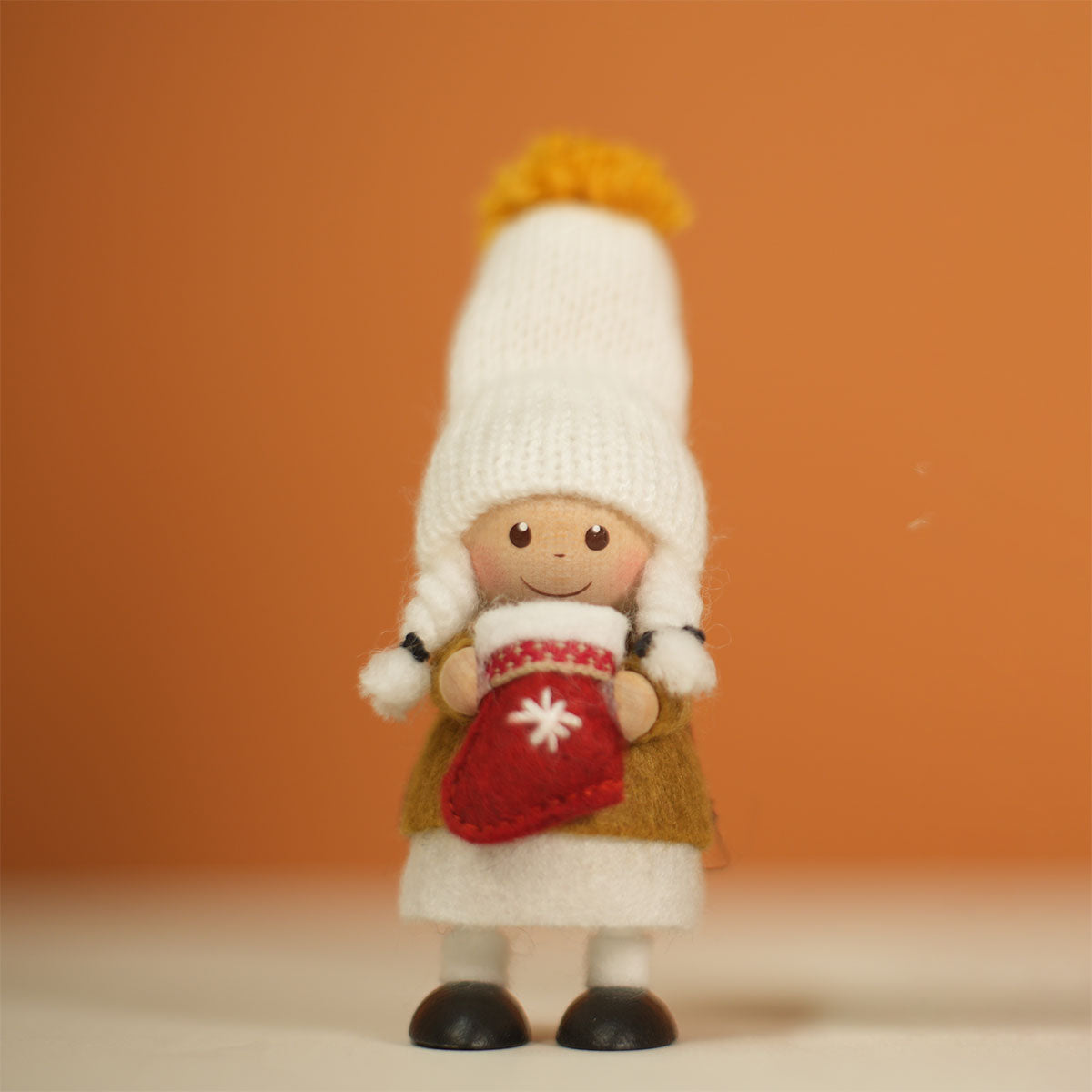 NORDIKA nisse ノルディカ ニッセ クリスマス 木製人形 ( 靴下を持った