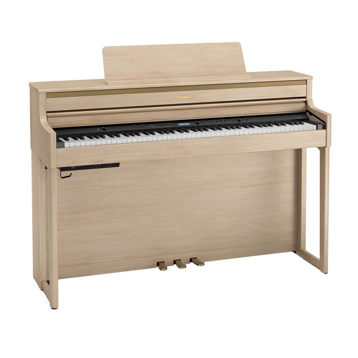 Roland HP704 (Light Oak) - Hollywood Piano