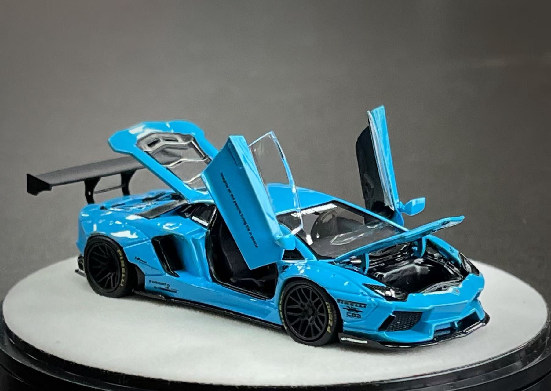Preorder] PGM 1:64 LBWK Lamborghini Aventador LP700-4 Blue PGM
