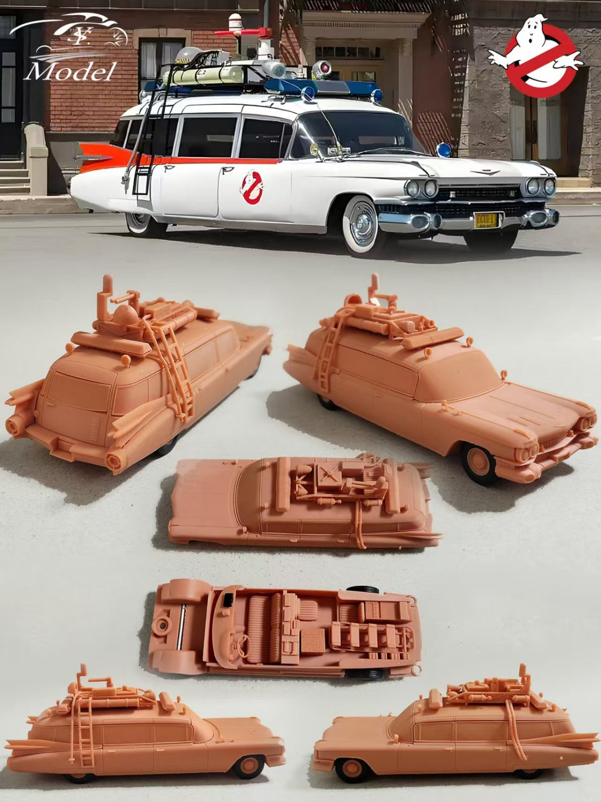 YS Model 1:64 GHOSTBUSTERS ECTO-1 – Horizon Diecast