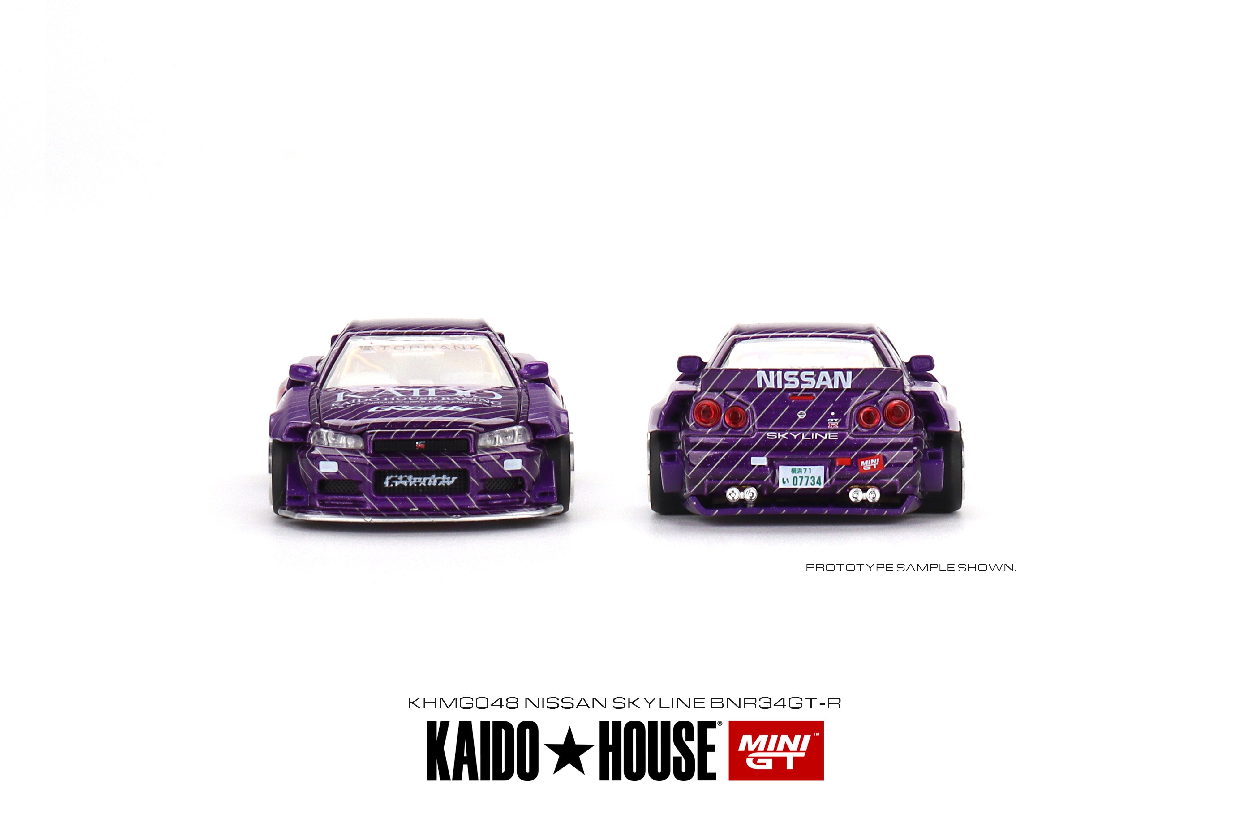 Kaido House + Mini GT 1:64 Nissan Skyline GT-R (R34) Kaido Works