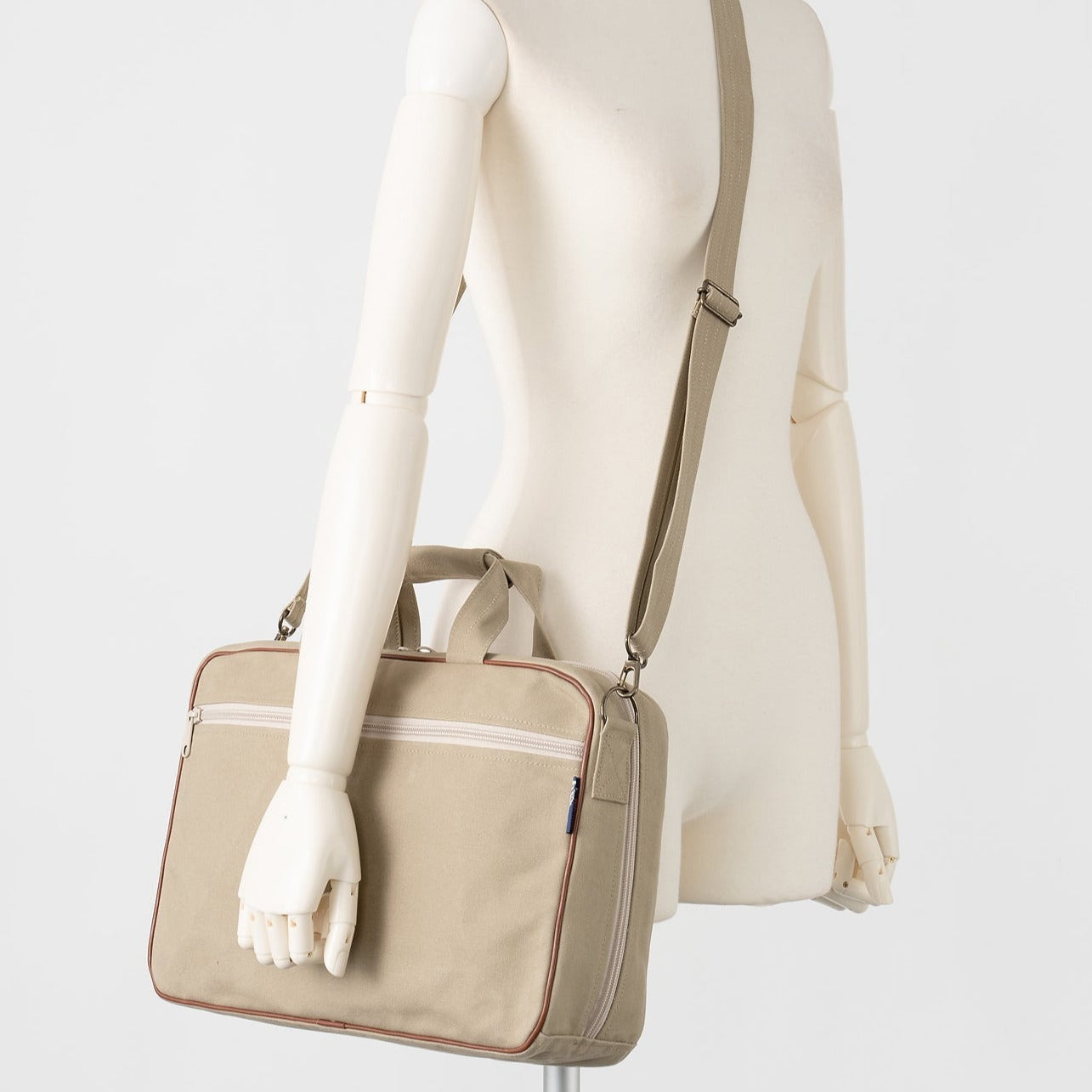 カラーオーダー 帆布のブリーフケース（受注生産）【工房HOSONO公式