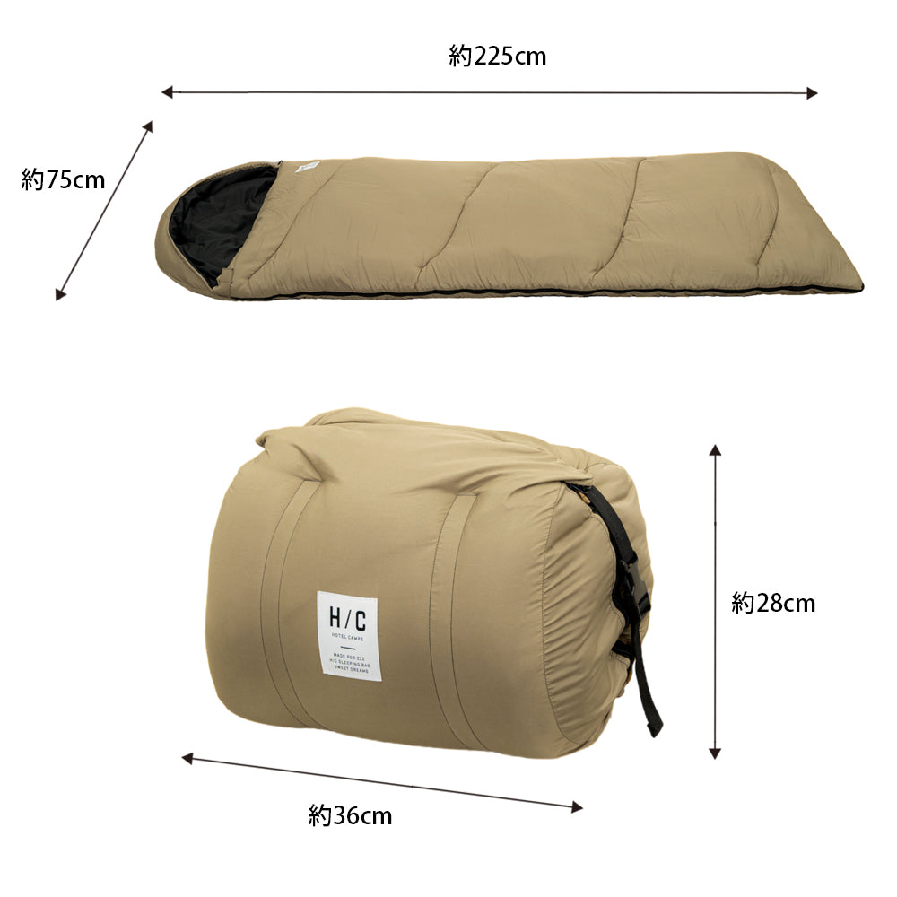 HOTEL CAMPS ホットスリーピングセット [ホット スリーピングバッグ +