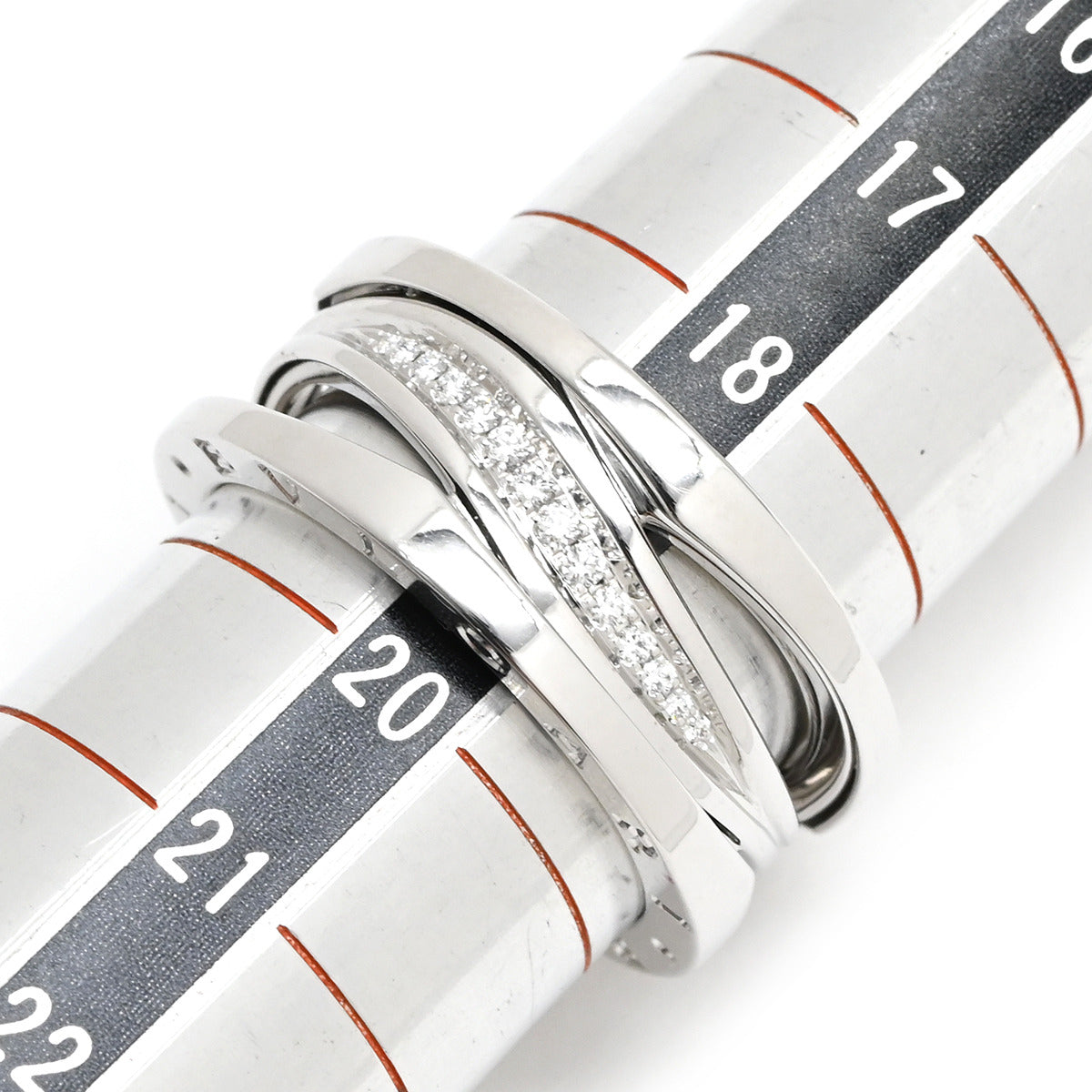 ブルガリ BVLGARI ビーゼロワン B-zero1 レジェンド 3バンド ダイヤ