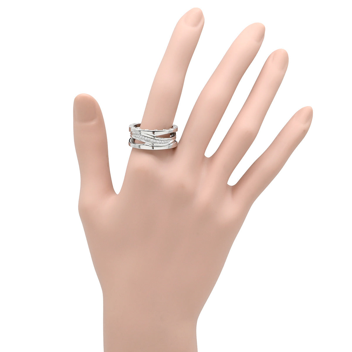 ブルガリ BVLGARI ビーゼロワン B-zero1 レジェンド 3バンド ダイヤ