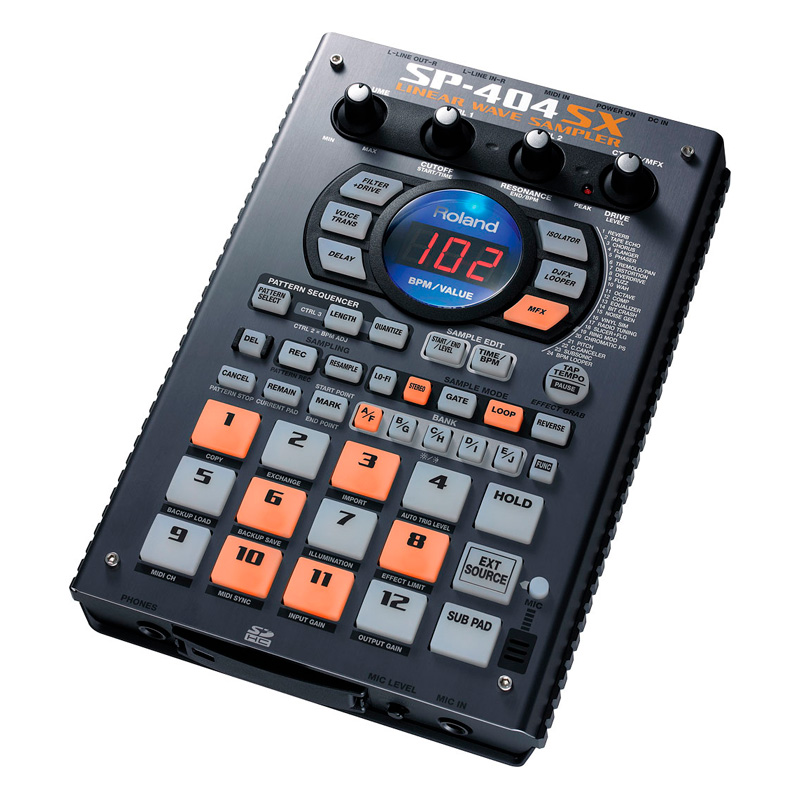 Roland コンパクトサンプラー SP-404SX｜ライブ配信のことなら配信機材