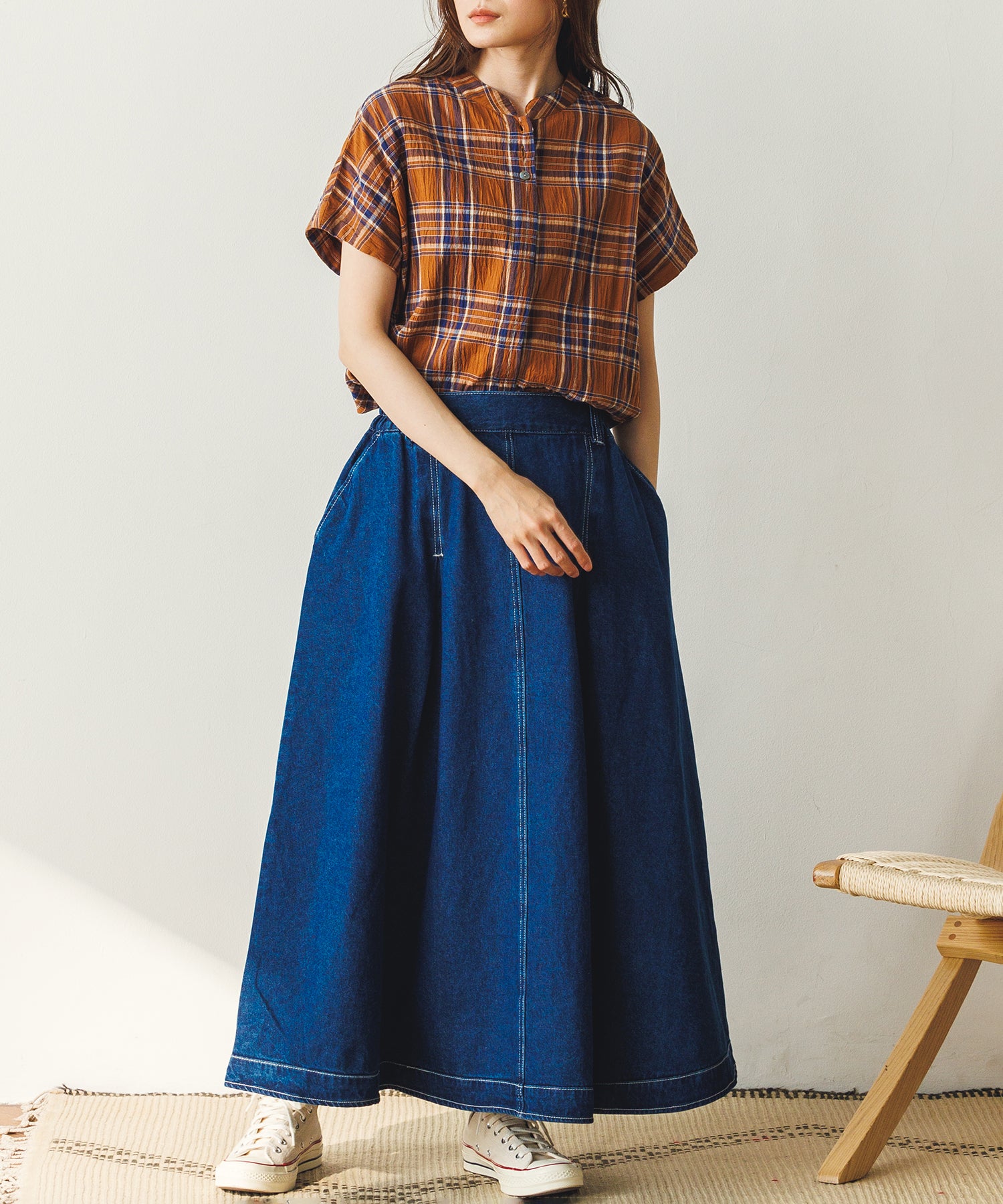 Resurrection WOMENS Checkシャツ Resurrection WOMENS Checkシャツ