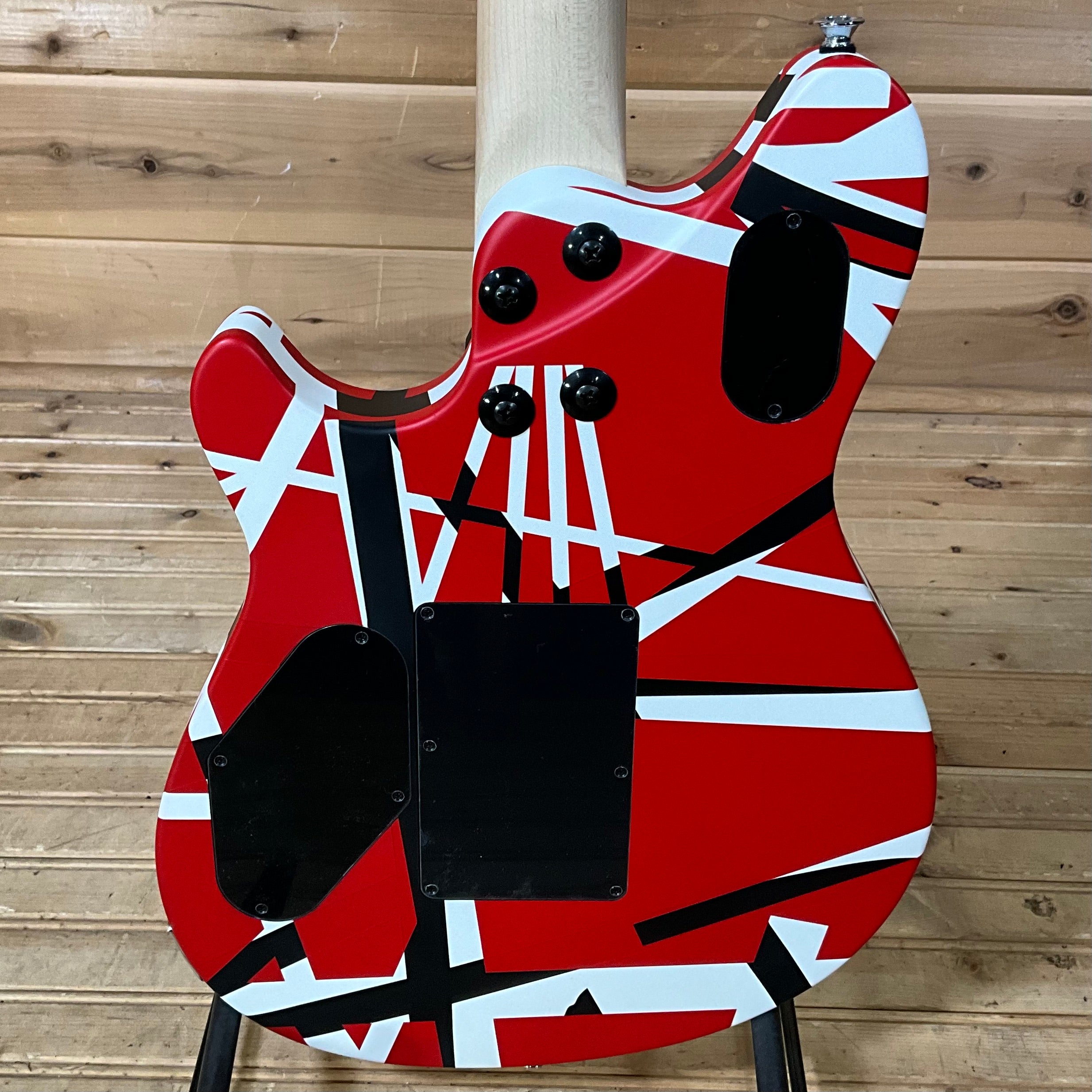 EVH Wolfgang Special Striped Electric Guitar - Red, Black, and