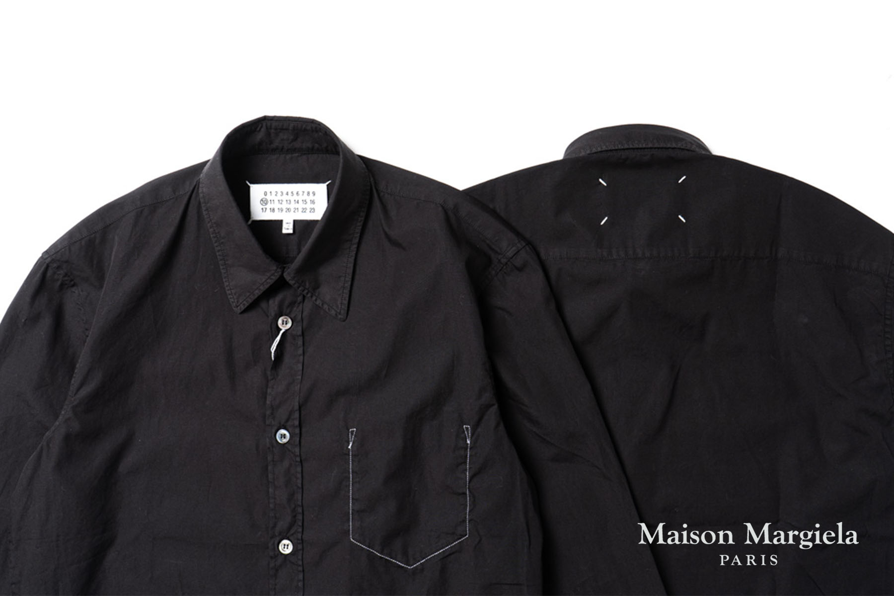 メゾンマルジェラのアウトサイドインポケット シャツ | HUES 福岡