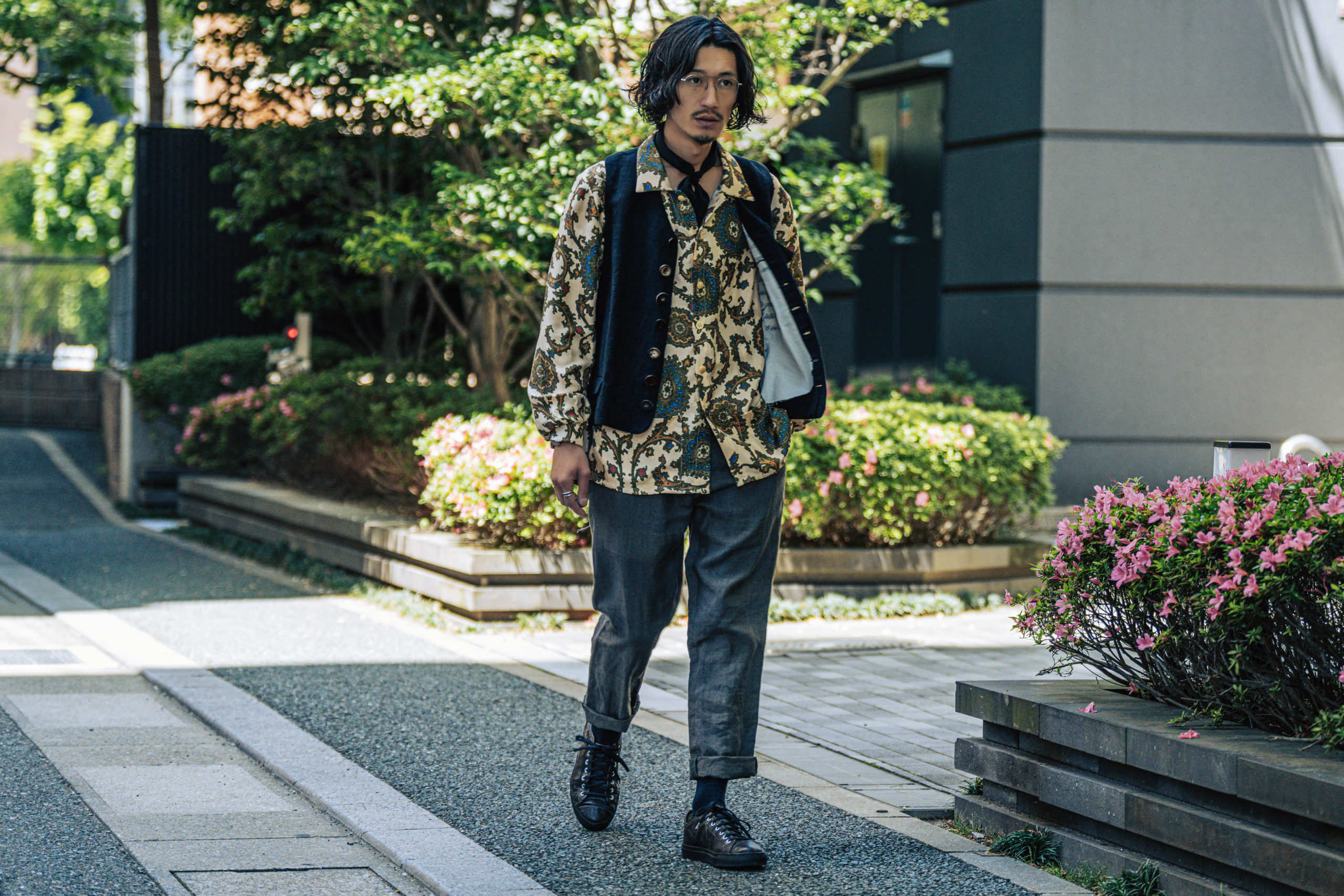 ARCHIVIO J.M.Ribot テーパードリネンパンツ | HUES 福岡セレクトショップ