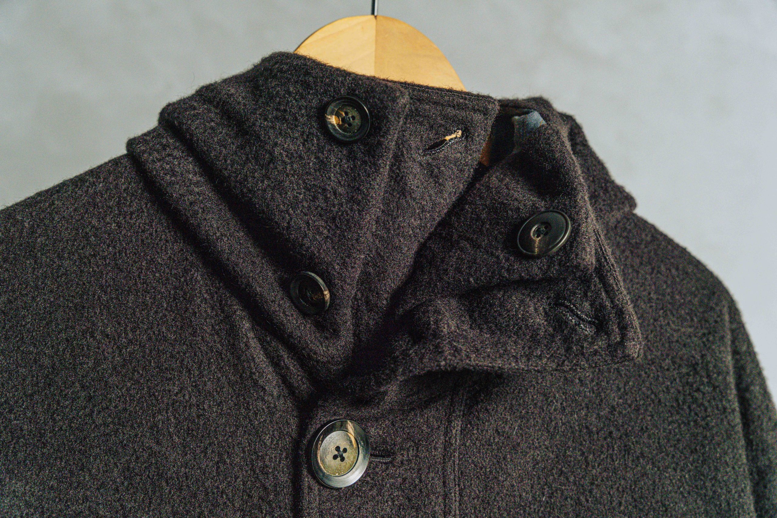 ジェフリー B.スモール コートウェイト カシミアモッズコート | HUES