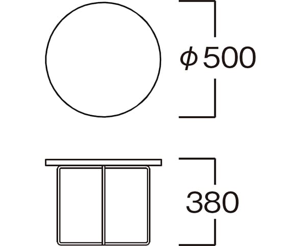 MYT0653NC｜アビタスタイルのローテーブル