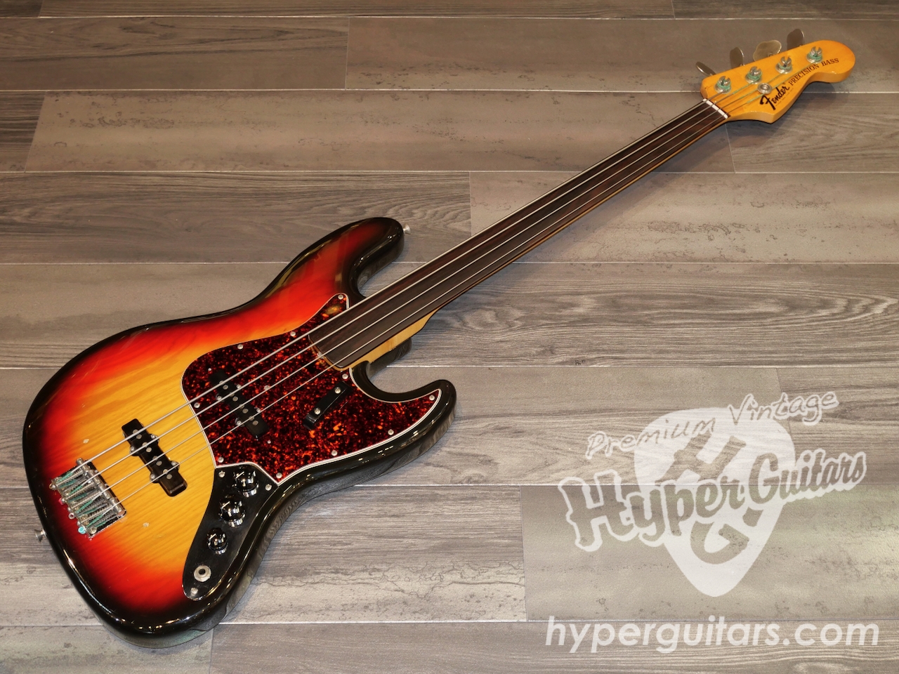 Fender '73 Jazz Bass(Fretless Precision Bass Neck) - サンバースト