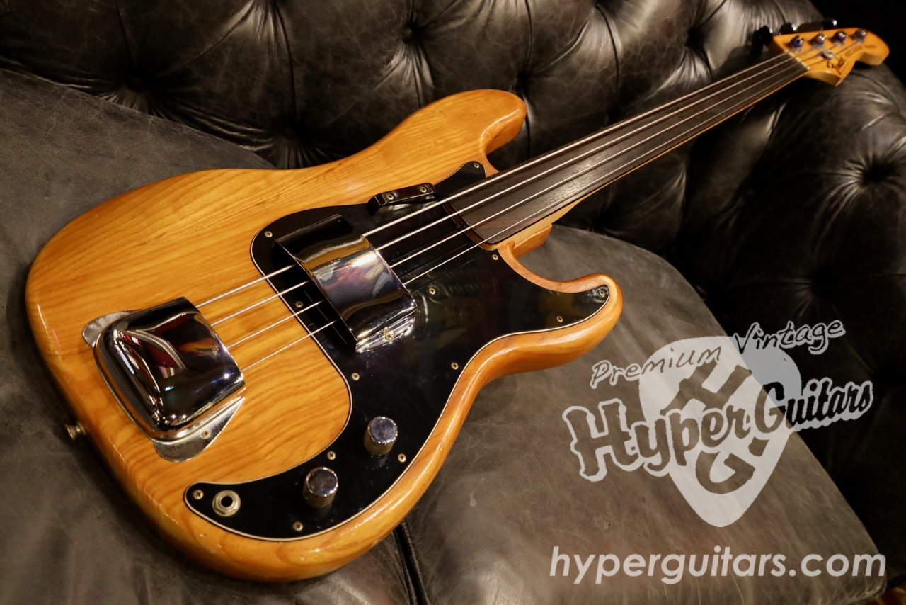 Fender '76 Fretless Precision Bass - ナチュラル / ローズ