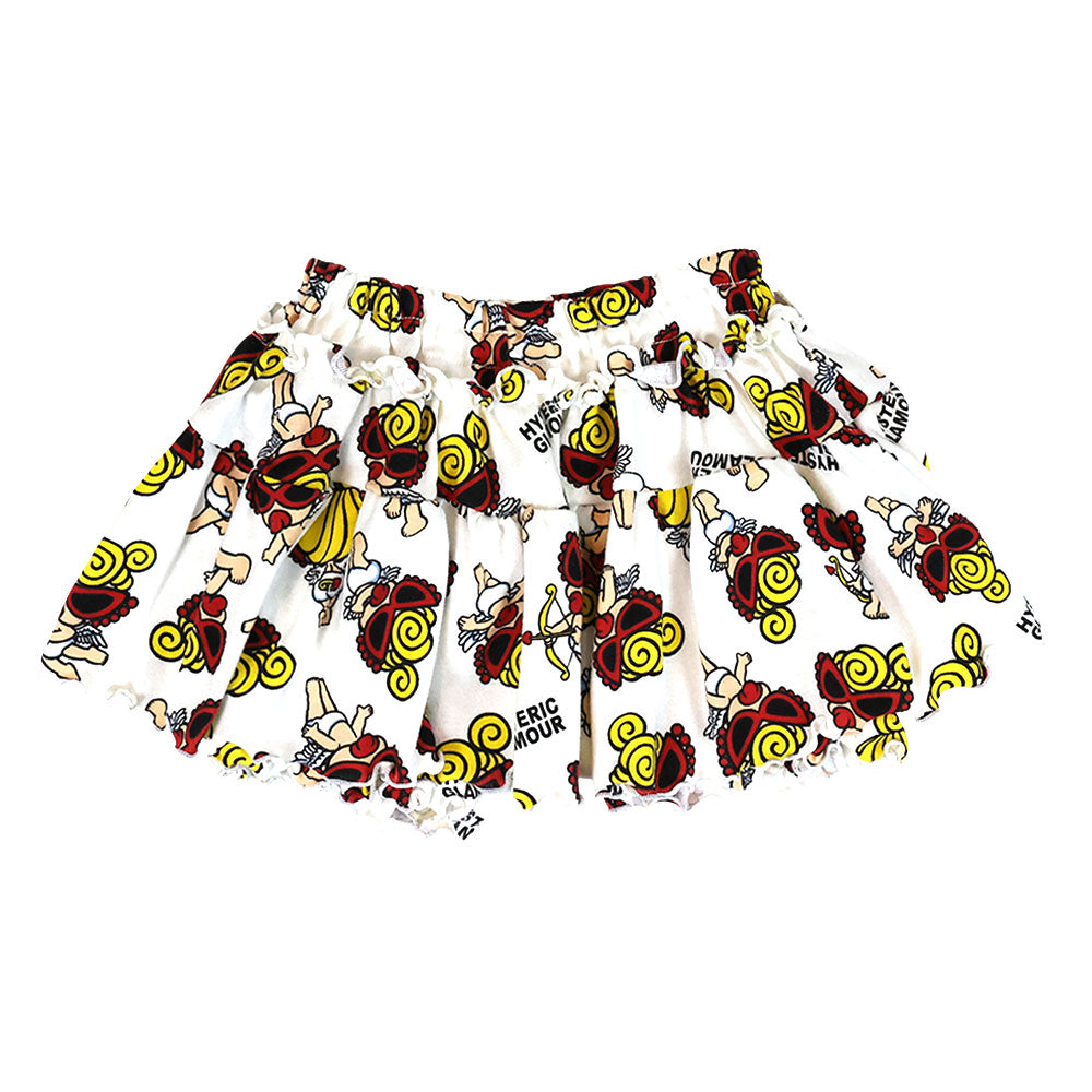 2月予約商品】ANGEL MINI総柄 インナーパンツ付き フリルスカート