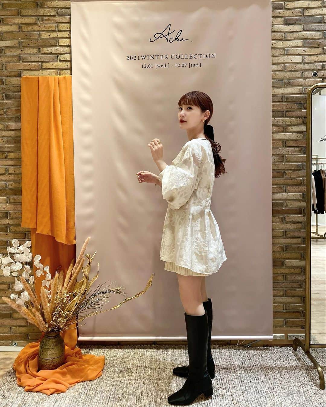 acka ジャガードミニドレス 【公式通販】