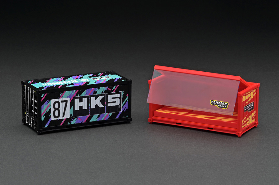 T64C-001-HKS 1/64 Set of 2 Containers HKS | LINE UP | [公式