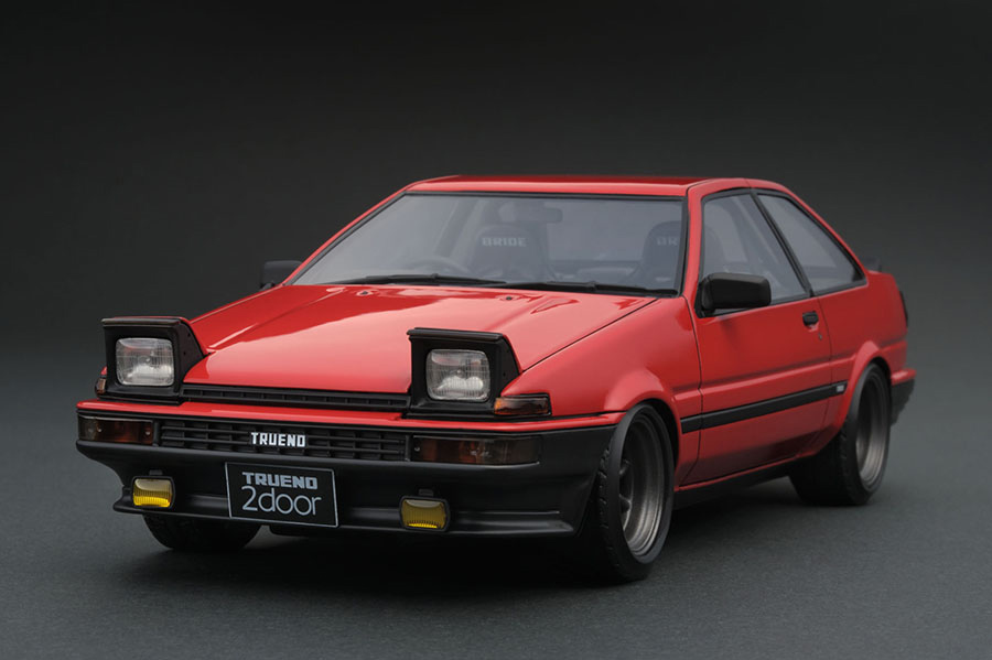IG0550 1/18 Toyota Sprinter Trueno (AE86) 2Door GTV Red | LINE UP
