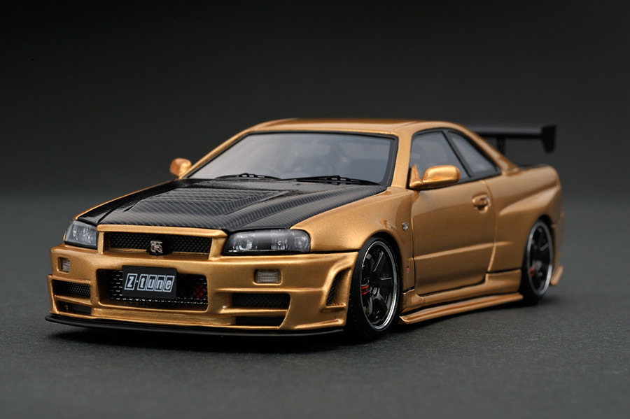 IG0608 1/43 Nismo R34 GT-R Z-tune Gold | LINE UP | ignition model