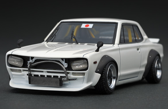 IG0714 1/43 LB-WORKS Hakosuka 2Dr White | LINE UP | ignition model