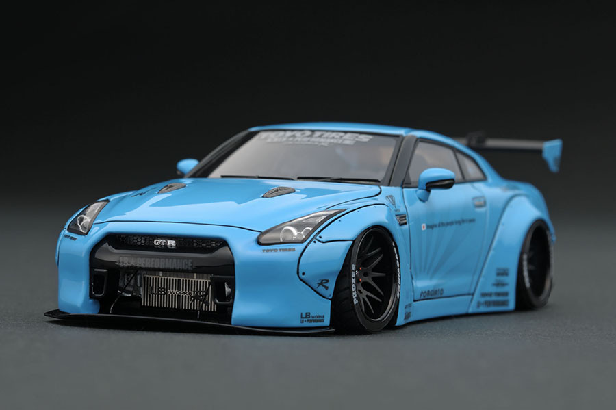 IG0783 1/43 LB-WORKS GT-R (R35) Light Blue | LINE UP | [公式