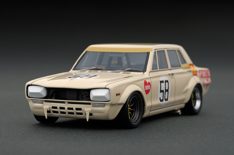 IG0174 1/43 Nissan Skyline 2000 GT-R (PGC10) (#58) 1970 JAF Grand