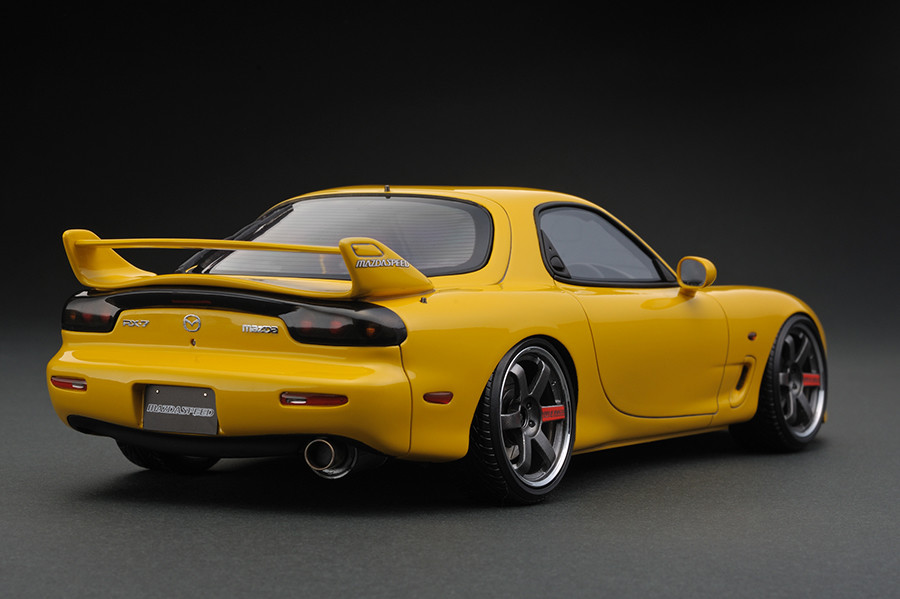 IG0294 1/18 Mazda RX-7 (FD3S) Mazda Speed Aspec Yellow | LINE UP