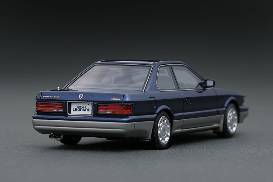 IG1566 1/43 Nissan Leopard (F31) Ultima V30TWINCAM TURBO Dark Blue
