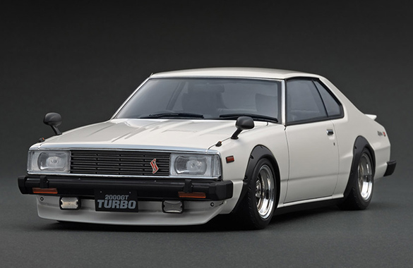 IG1095 1/18 Nissan Skyline 2000 Turbo GT-ES (C211) White | LINE UP