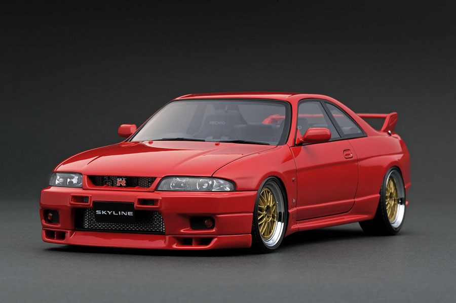 IG1313 1/18 Nissan Skyline GT-R (BCNR33) V-spec Red | LINE UP