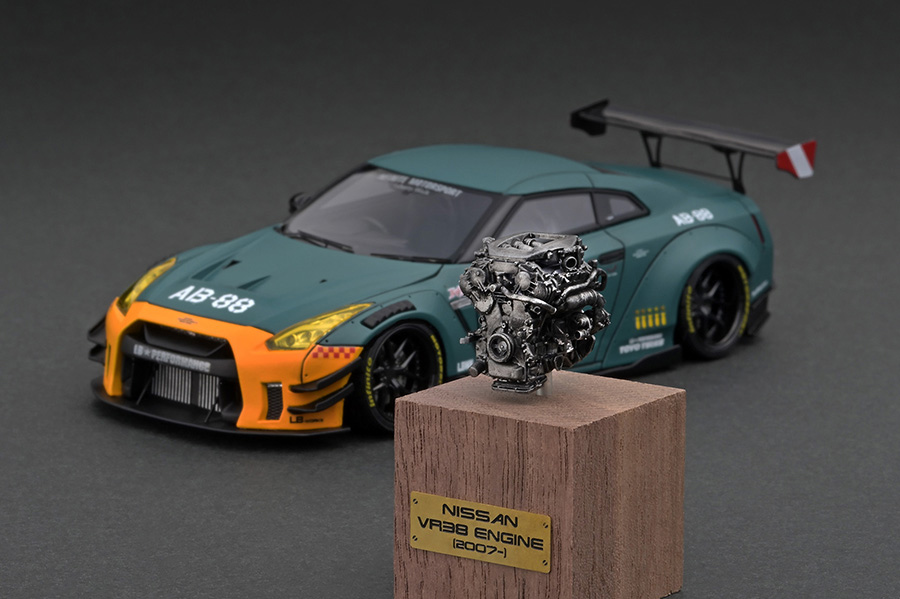 IG2557 1/43 LB-WORKS Nissan GT-R R35 type 2 Matte Green With