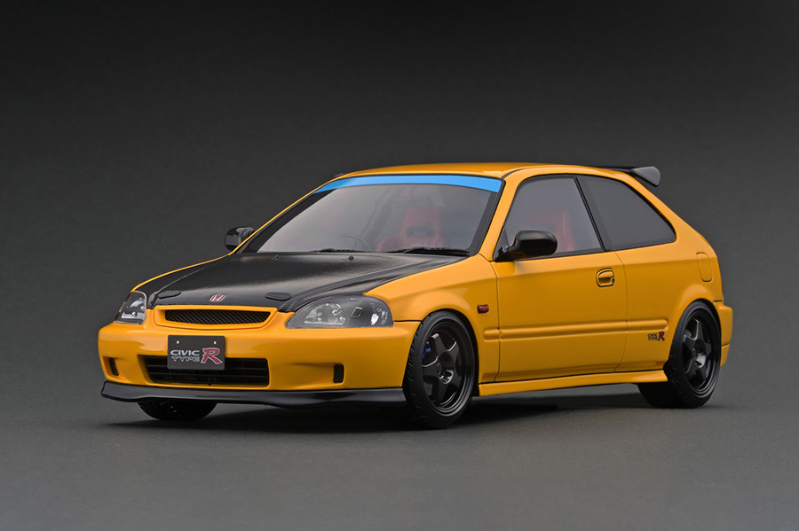 IG2676 1/18 Honda CIVIC (EK9) Type R Yellow | LINE UP | [公式