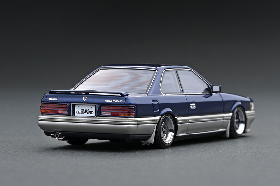 IG2216 1/43 Nissan Leopard 3.0 Ultima (F31) Blue/Silver | LINE UP