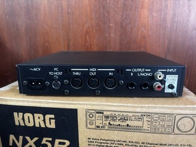 Korg NX5R Midi Sound Module Synthesizer Ns5r Yamaha XG for sale