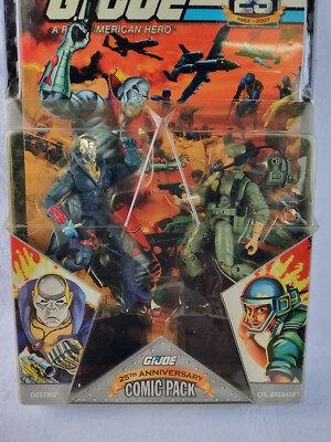 GI Joe Comic 2-Pack Destro CPL Breaker 25th Anniversary Hasbro