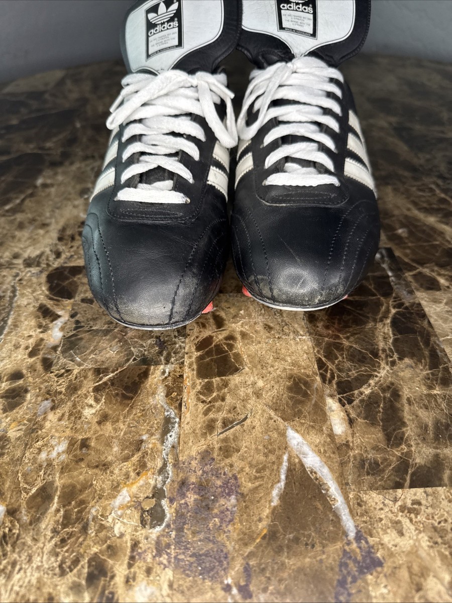 Vintage 80s Adidas Adi Dassler SG Football Boots Soccer Cleats
