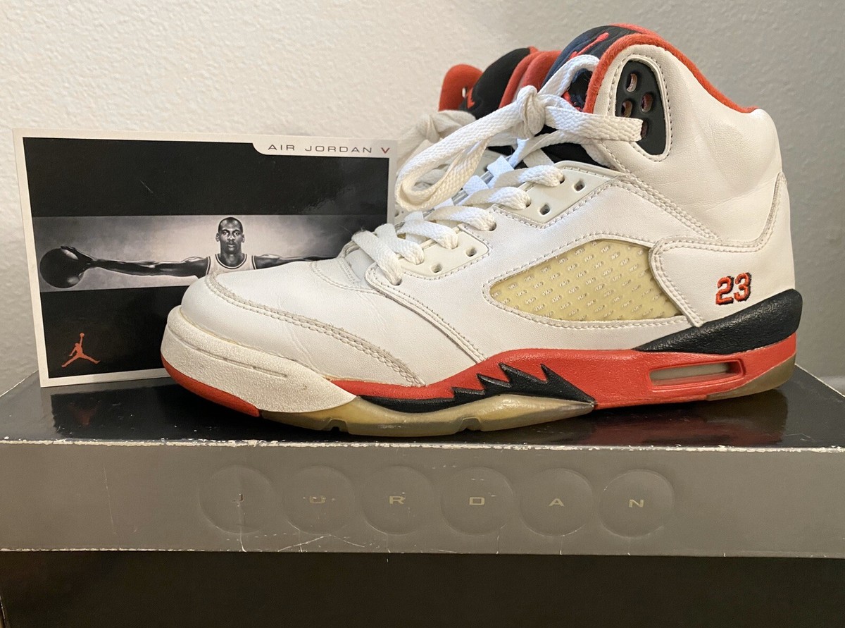 Air Jordan Fire Red 5 V 2006 GS 6 6Y W7.5 Nike Dunk SB | eBay