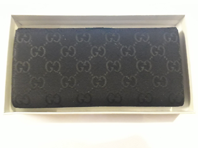 Gucci Ladies Purse, G1716, Black Purse in Gucci Box, Controllato