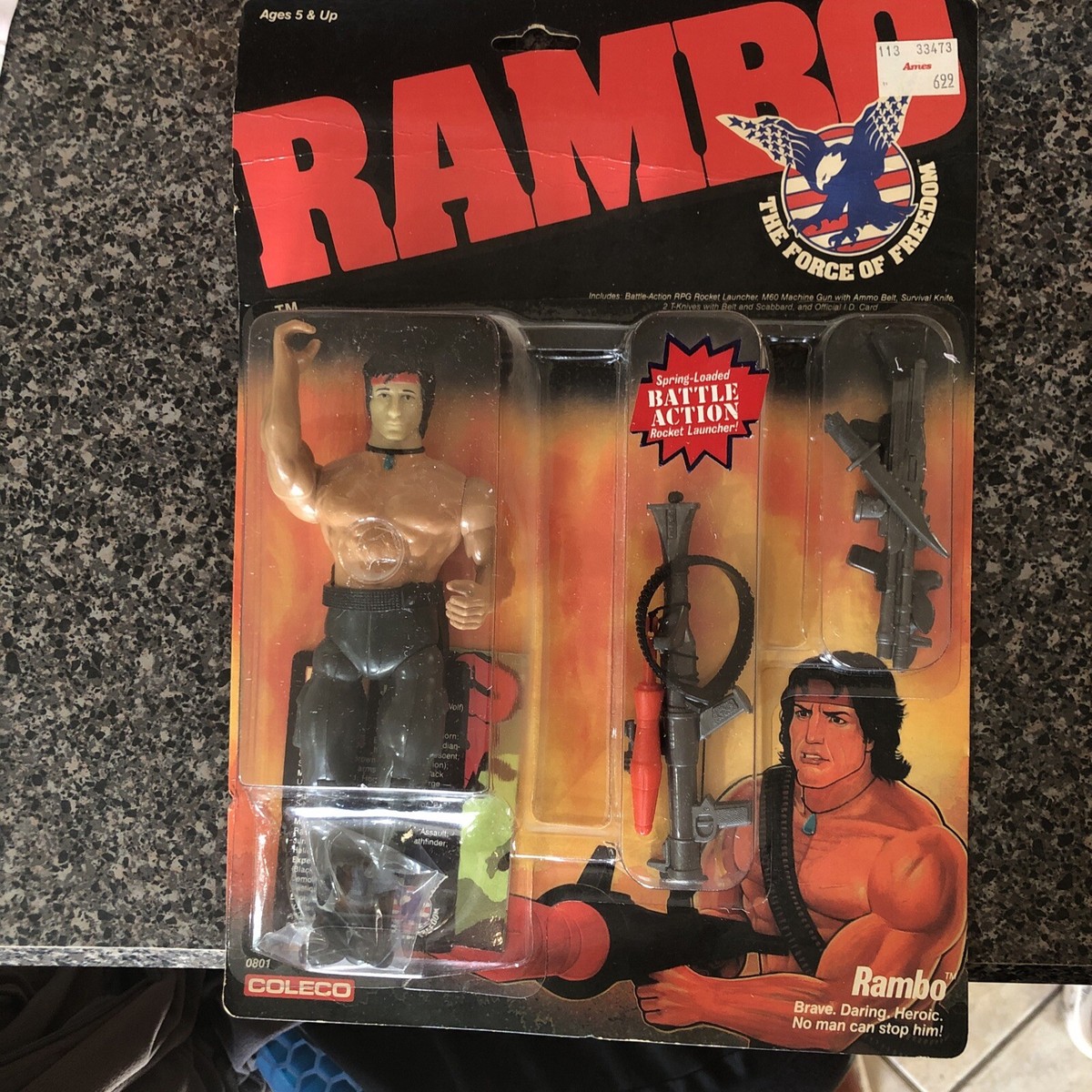 Rambo アクションフィギュア 1985/86 COLECO社 ランボー RAMBO: The