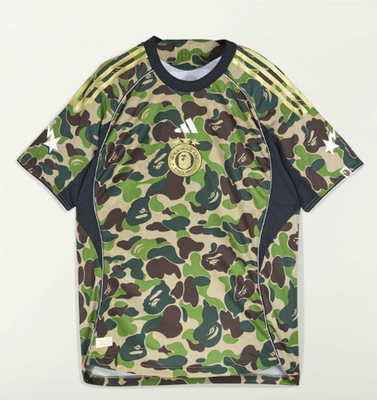 Adidas x BAPE FB Jersey Top Crew Green Asian Sizing KB2202 | eBay