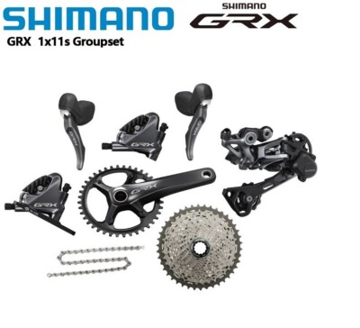 Shimano GRX RX810 1x11 11-Speed Full Gravel Groupset W/FC-RX810-1